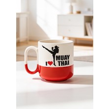 BB Design Muay Thai Tasarımlı Seramik Baskılı Pro Kupa Bardak 330ML