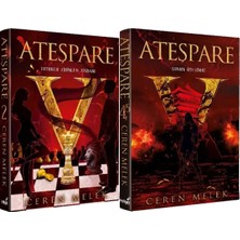 İndigo Kitap Ateşpare 2 Ciltli Tutuklu Zihinler Zindanı ve Ateşpare 4,5 Ciltli Sonun Ötesinde (Ceren Melek) 2'li Set