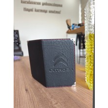 Citroen Premium Ruhsat Kılıfı Kabı Koruyucu Kılıf Oto Aksesuar Kılıfı