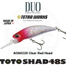 Duo Tetra Works Toto Shad 48S AOA0220 Astro Red Head