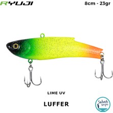 Ryuji Luffer Vibrasyon Jig 8cm 23GR Lime Uv