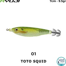 Ryuji Toto Squid 7cm 9.5gr Kalamar Zokası #01