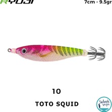 Ryuji Toto Squid 7cm 9.5gr Kalamar Zokası #10