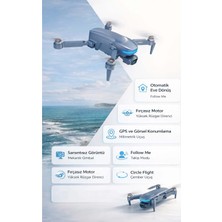 FaroxTech Çift Kameralı Akıllı Drone - Dijital Görüntü Aktarımı, Otomatik Eve Dönüş ve Beni Takip Et Özellikli