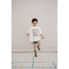 Oh la la Koala For Little Ones Power Çocuk Baskılı Oversize Kısa Kollu T-Shirt