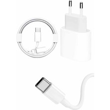 15/pro/pro Max 20W Ios Uyumlu Hızlı Şarj Aleti Adaptörlü Beyaz Tdms-07