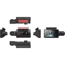 Çift Görüşlü Dashcam – Gece Görüşlü 1080P Araç Içi Güvenlik Kamerası Tdms-07