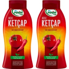 Pınar Ketçap 600 gr Acılı x 2 Adet