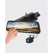1080P Çift Kameralı Dokunmatik Dikiz Aynası G Sensörlü Tdms-07