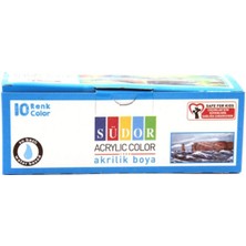 Südor Akrilik Boya Set 10×40 ml (SD130-4)