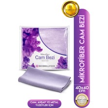 BioBellinda Mikrofiber Cam Bezi 40x40 cm Ergonomik Tasarım ile Temizlik için Uygun