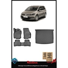 Rizline Volkswagen Touran 2015 Sonrası Bagaj Havuzu ve Havuzlu Paspas