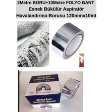 Master SET Esnek Bükülebilir Aspiratör Havalandırma Borusu ÇAP=120MM Uzunluk= 2 Metre