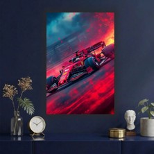 Formula 1 | Motors Temalı Dekoratif Cam Tablo