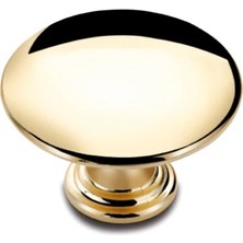 Damla Mantar Düğme Altın