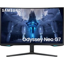 AOC Samsung Odyssey Neo G7 LS32BG750NPXUF 32 " 1 Ms 4K Pivot Curved 165 Hz Oyuncu Monitörü - Teşhir