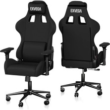 EXVEGA Vesta Kumaş Oyuncu Koltuğu Siyah