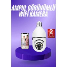 Güvenlik Kamerası Wi-Fi Özellikli 360 Derece Full Hd 1080P Ampül Kamera Tdms-07