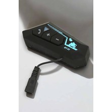 Kask Kulaklık Bluetooth Motosiklet Kulaklık Intercom Su Geçirmez Tdms-07