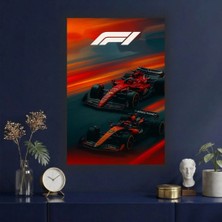 Formula 1 | Motors Temalı Dekoratif Cam Tablo