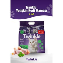 Twinkle Tavuklu Yetişkin Kedi Maması 4 kg. (4in1)