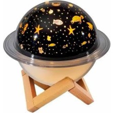 Hava Nemlendirici Renk Değiştiren Oda Kokusu Yıldızlı Projektör Tdms-07