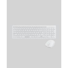 Ergonomik Kablosuz Klavye Mouse Takımı - Tam Boy, Sessiz ve Güvenilir Tdms-07