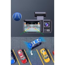 Ön ve Arka Kameralı 2 Inç 1080P Full Hd Dvr Araç Içi Ekran Tdms-07