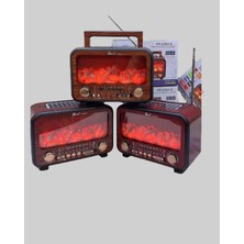 Şömine Alev Işıklı Solar Bluetooth Hoparlör – 7W Güçlü Ses, Fm Radyo Tdms-07