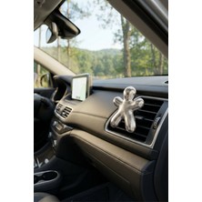 Promosyonik Niki Tasarımlı Gümüş Fan Petek Oto Kokusu