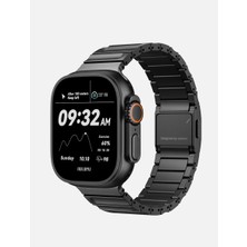 Aulumu Watch Ultra ve Series 11/10/9 Uyumlu Hi-Per Karbon Kaplama Titanyum Kordon (C01)