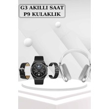 Yeni Nesil Sesli Görüşme Akıllı Saat ve Powerbank Çoklu Şarj Girişli Bluetooth Kulaklık Nab