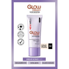 New Well Glow Boosting Işıltı Veren Nemlendirici Yüz Kremi Spf 15+ Gold Pearl 02 30 ml