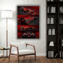 Formula 1 | Motors Temalı Dekoratif Cam Tablo