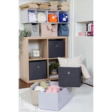 ALAS 3'lü Dolap Düzenleyici Antrasit Çok Amaçlı Kutu Hurç