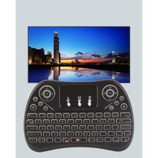 Işıklı Kablosuz Mini Klavye – 2.4 Ghz, Dokunmatik Mouse Özellikli Tdms-07