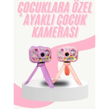 Çocuk Için Eğitici Video Kamera Ayaklı Mini Fotoğraf Makinesi Tdms-07