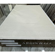 Bahar Premium Beyaz Halı Akrilik Halı Salon Halısı Argın Halı