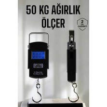Ağırlık Ölçer 50 kg El Terazisi El Kantarı Pilli LED Ekran Tdms-07