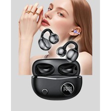 Bluetooth 5.4 Kablosuz Kulaklık – Açık Kulak Güvenli Tasarım ve Hızlı Şarj Özelliği Tdms