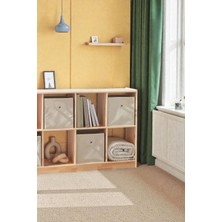 ALAS 3'lü Raf Organizer 30X30X30 Bej Renk