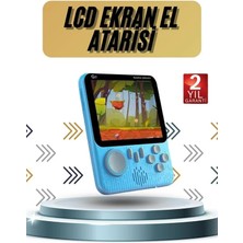 3.5 Inç Mini Atari Taşınabilir Oyun Konsolu 666 Adet Retro Oyun Tdms-07