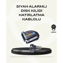 Çift Modlu 110DB Alarmlı Disk Kilidi Suya Dayanıklı Tdms-07