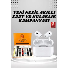 7 Kordonlu Akıllı Saat ve Yeni Nesil Kulaklık Dokunmatik Ekran Android ve Ios Uyumlu Tdms-07