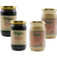 Raya Organik Tahin 2 x 340 G, Organik Dut Pekmezi 2 x 380 G Set