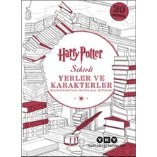 TeknoKapsül Harry Potter Sihirli Yerler ve Karakterler - Kartpostal Boyama Kitabı
