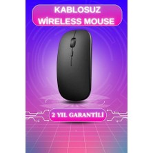Kablosuz Mouse Fare Şarjlı Bluetooth Wireless Çift Modlu Sessiz Tdms-07