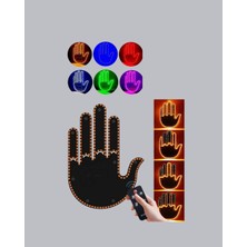 El Hareketiyle Kontrol Edilen 176 LED Amber Güvenlik Lambası Tdms-07