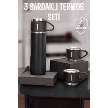 500 ml Kapasiteli Taşınabilir Basınçlı Termos Seti Günlük Kullanım Için Ideal Tdms-07