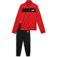 Puma Poly Suit Çocuk Eşofman Takımı – High Risk Red